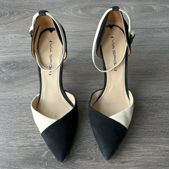 Via Spiga Black and White Heels - Picture 2 of 6